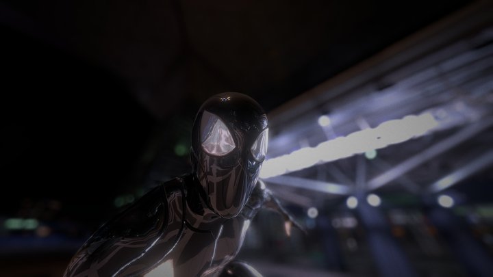 Spiderman Venom Playstion (PS5) 3D Model