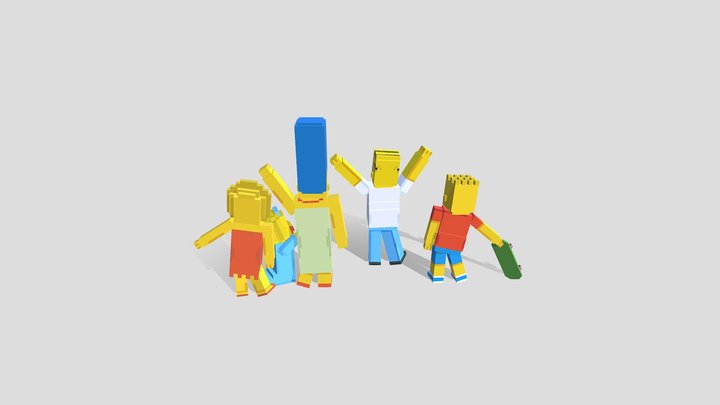 Simpsons 3D Model