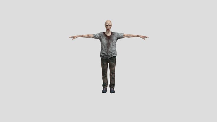 Zombie 3D Model