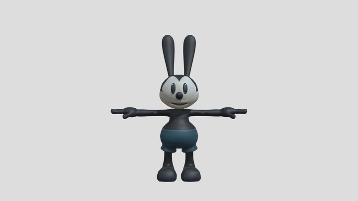 Oswald The Lucky Rabbit 3D Model
