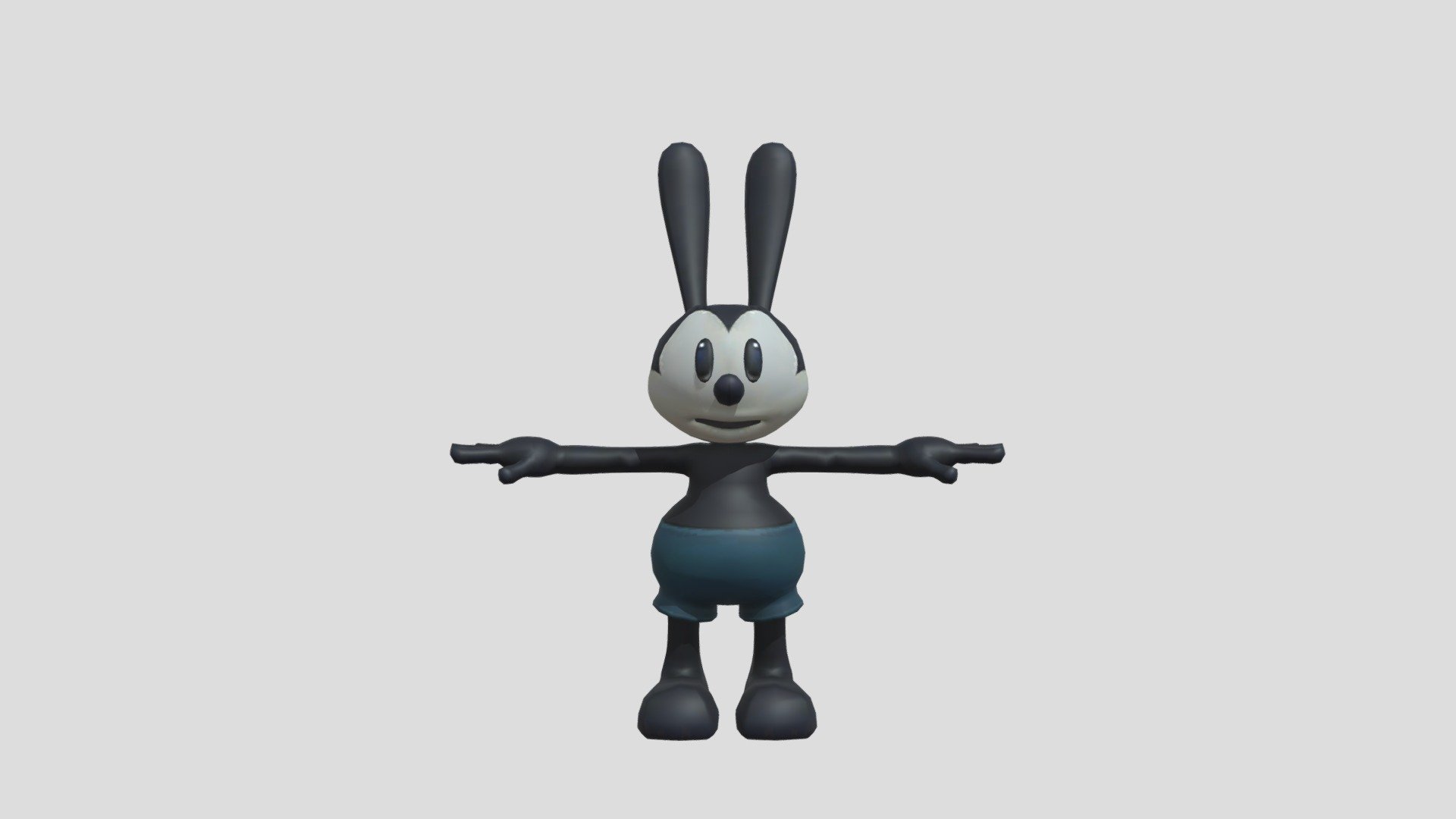 Oswald The Lucky Rabbit - Download Free 3D model by Dead Account  (@mockrice) [25cb18c]