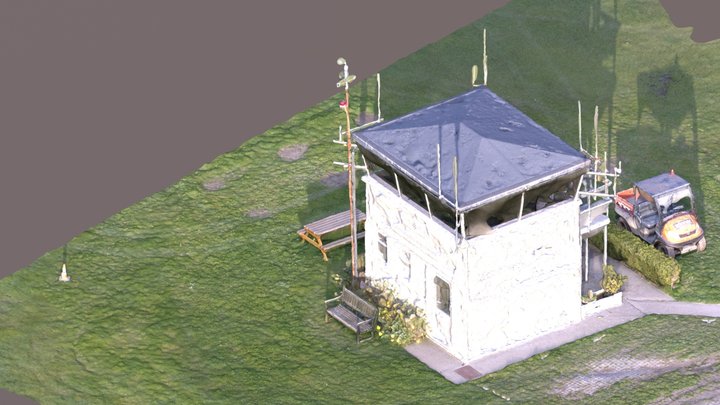 Control tower Goodwood 3D Model