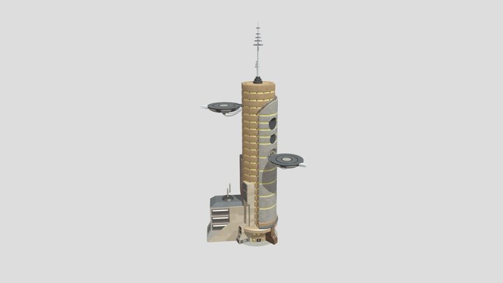 Future Skyscraper 2 3D Model