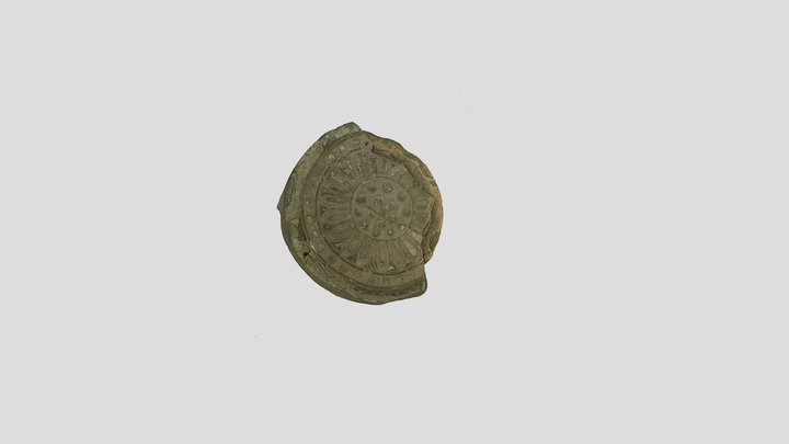 佐野廃寺（かつらぎ町）　軒丸瓦 – Modello 3D gratuito STL