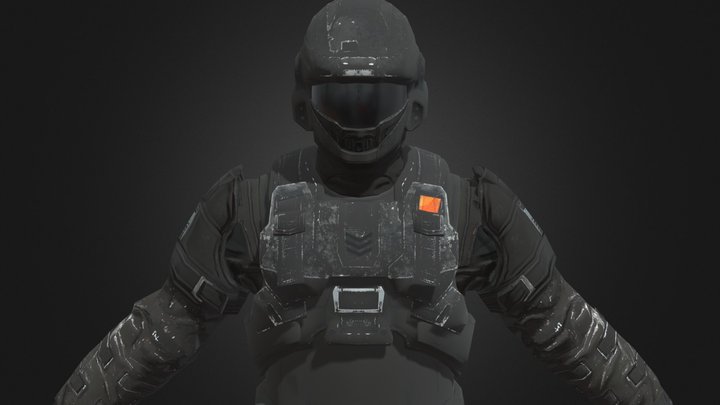 UNSC Marine [Halo Reach] 3D Model