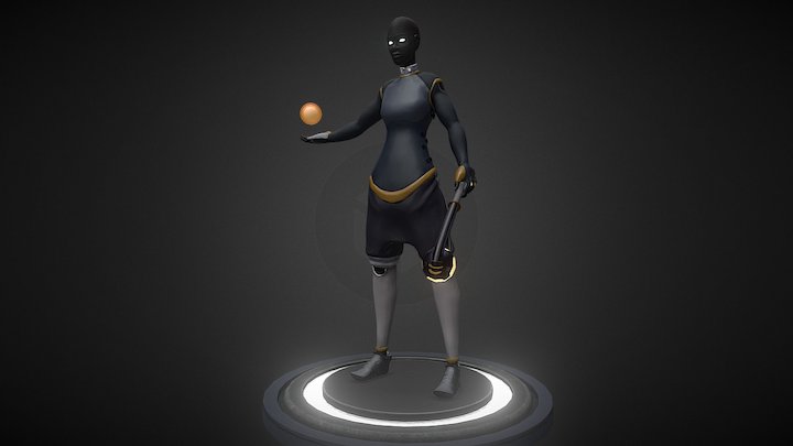 Character Model - The Cleric 3D Model