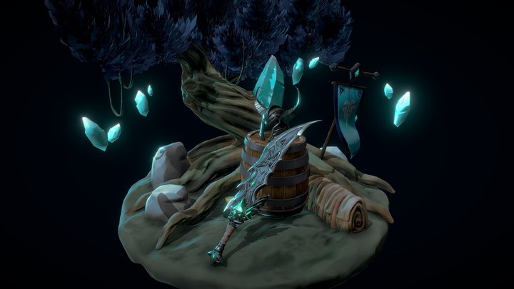 Tryndamere's rest spot 3D Model