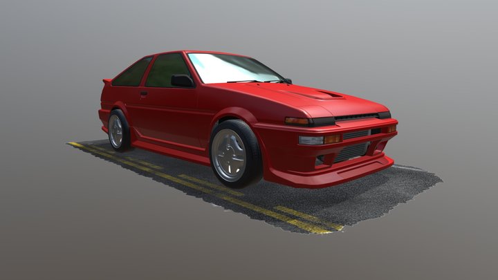 AE86 J-Blood 3D Model