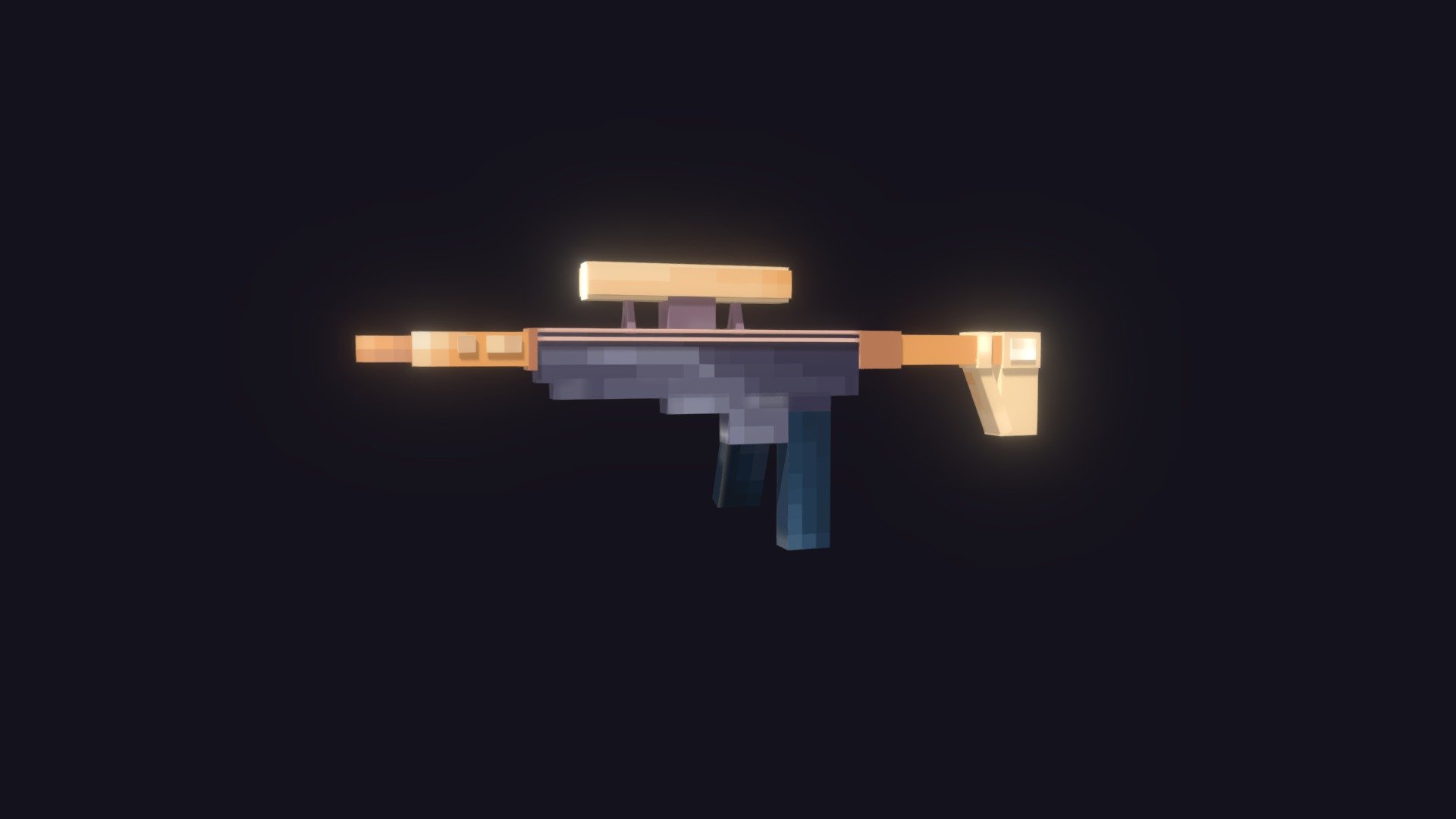 Gun - 3D model by ConvexThrone (@ConvexThrone_) [25d0f17] - Sketchfab