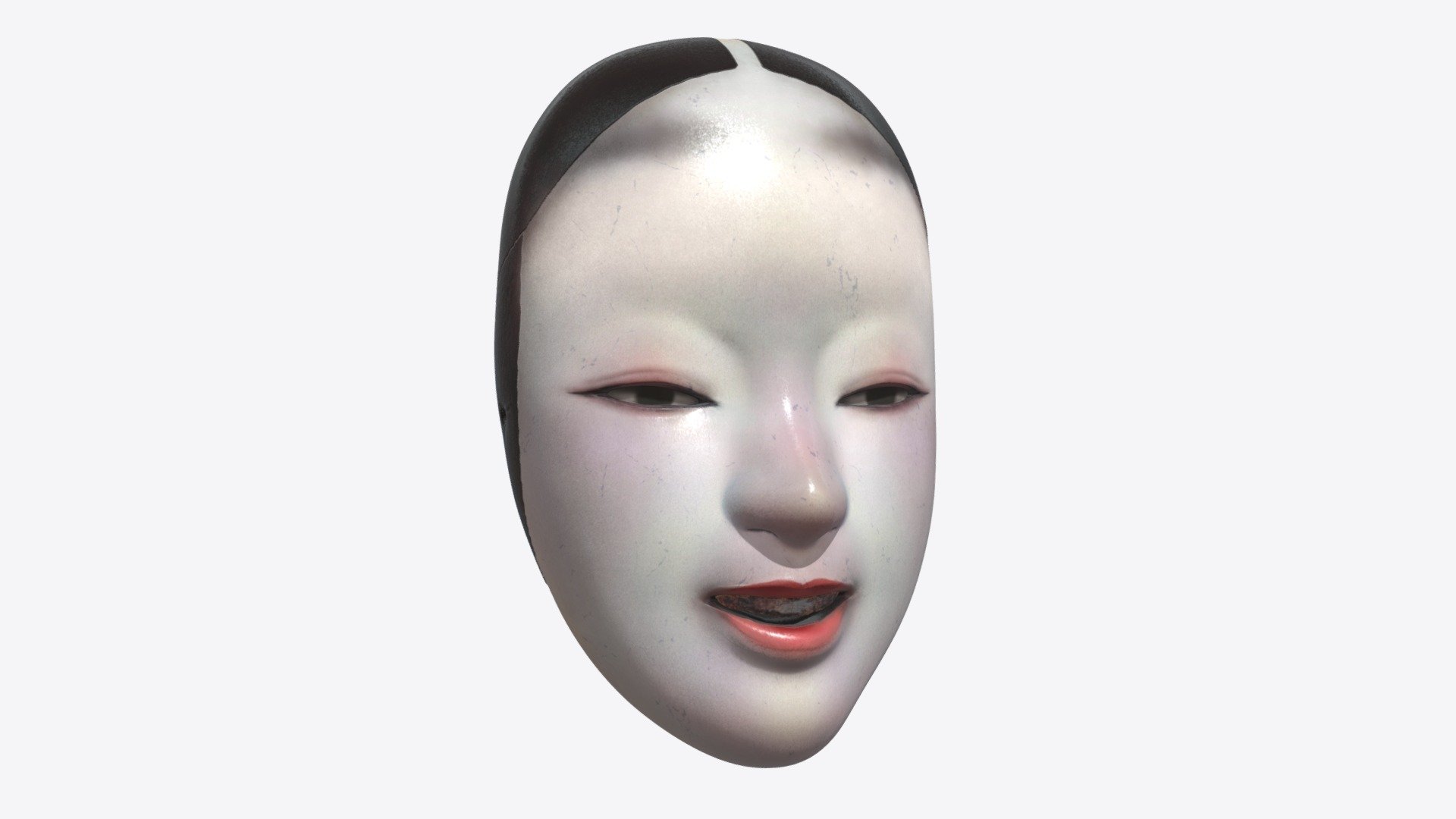 Noh Mask - Download Free 3D model by Nohazure (@nohamanfredi.core