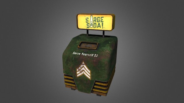 Sarge Soda Machine 3D Model