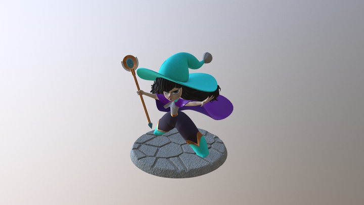 Witch 3D Model