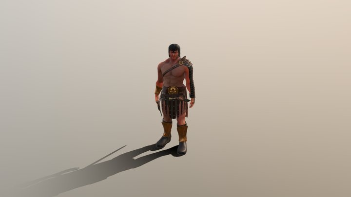 Conan The Barbarian 3D Model