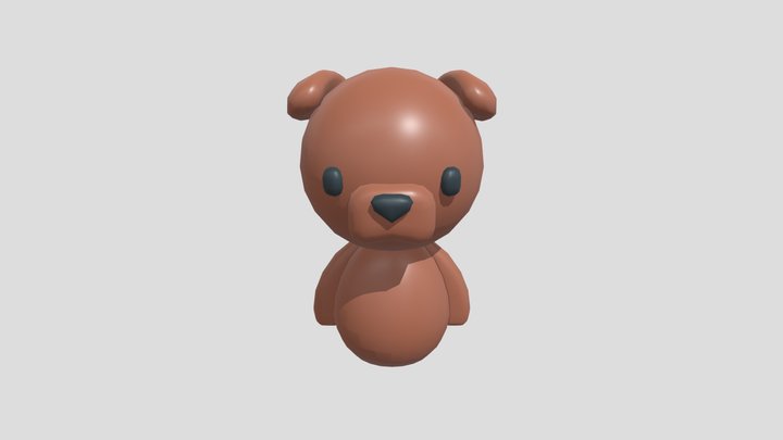 Bearey - Ducky style character 3D Model