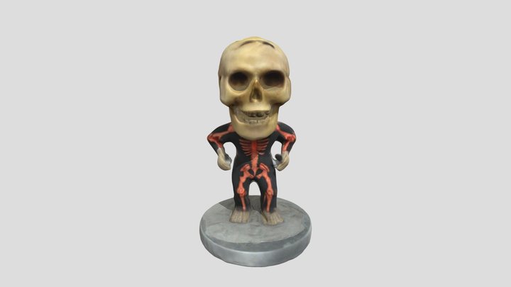 Skull_Toy_Figure_0304151516_texture 3D Model