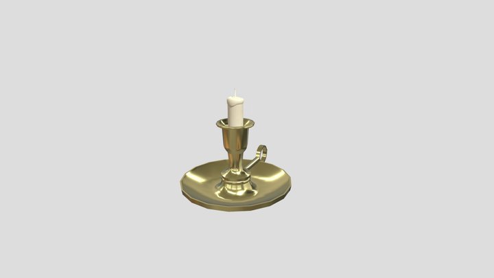 Candle Holder 3D Model