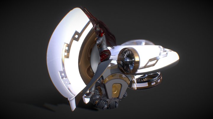 Motorcycle SZHIF 1.0 – Gratis 3D-model STL