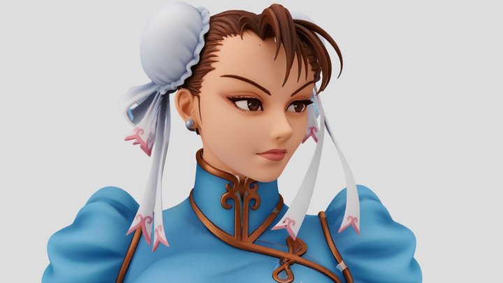 chun li 3D Model