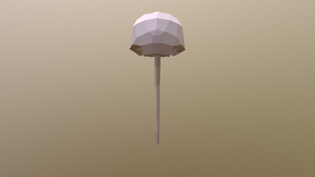 Varita Calaverita Very Low Poly