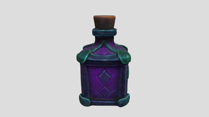 Deadly Elixir Bottle 3D Model