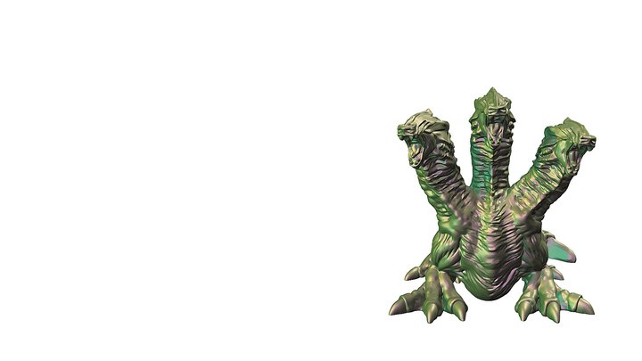 KS1 - Nez'Dura (3 Heads) 3D Model