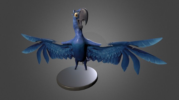 Blu From Rio 3D Model
