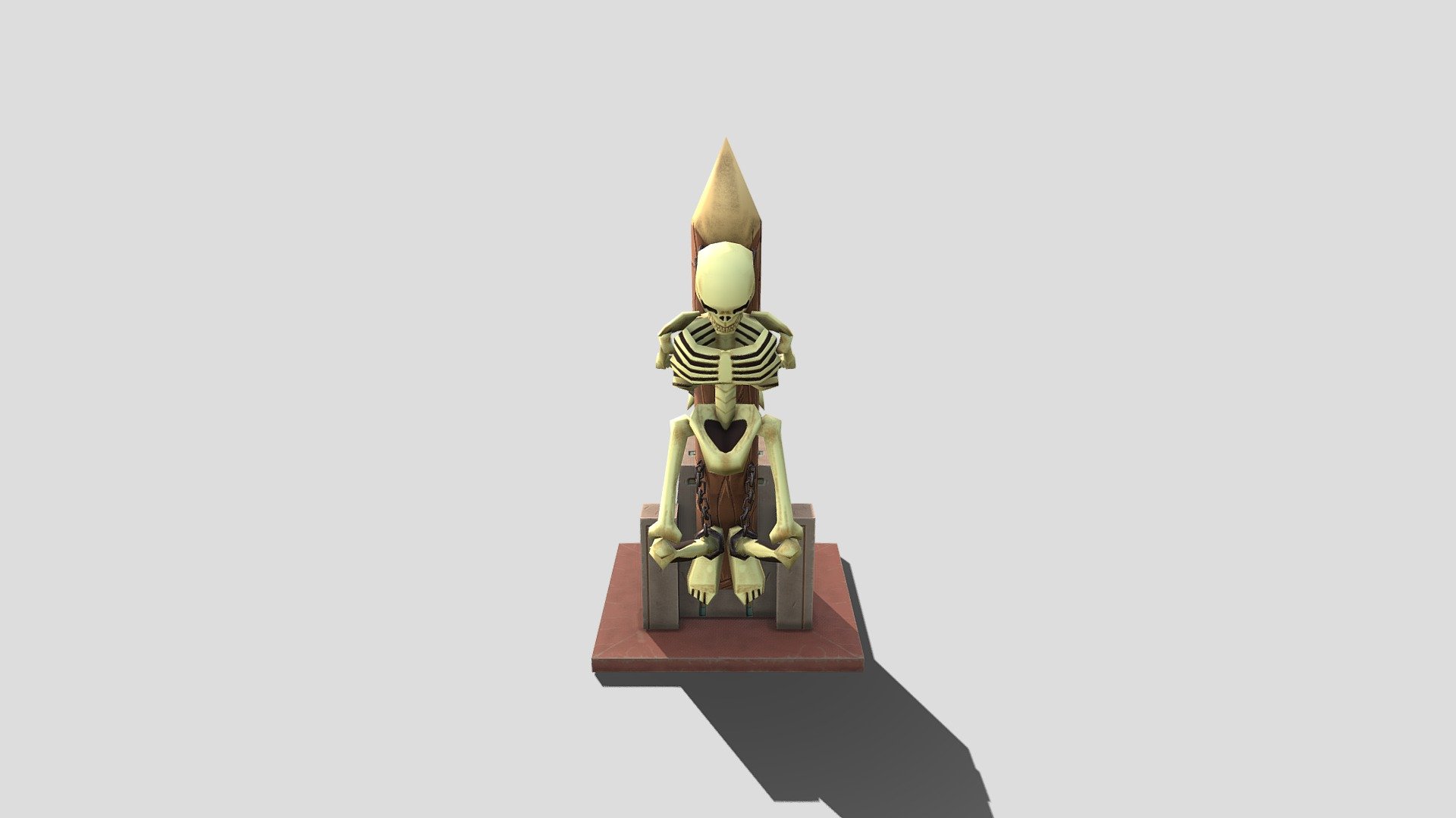 World of Warcraft Skeleton on Spike