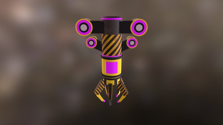 Alien Ship 10 3D Model