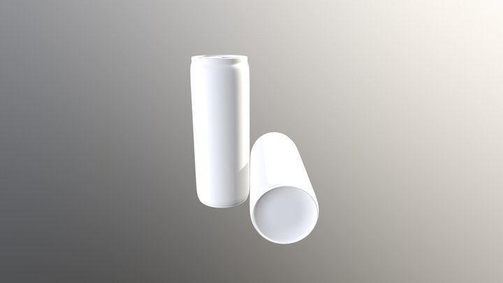 Can White 3D Model