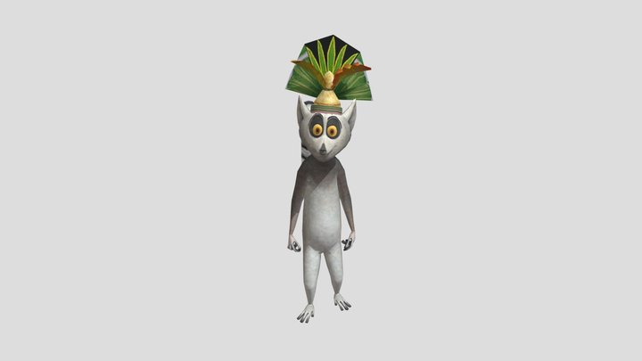 King Julien 3D Model
