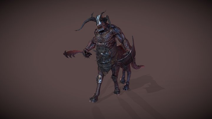 Monsters - Centaur Demon 3D Model
