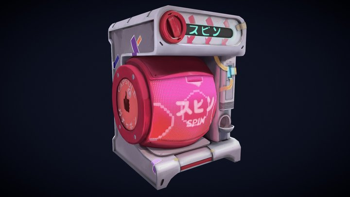 Gashapon Machine 3D Model