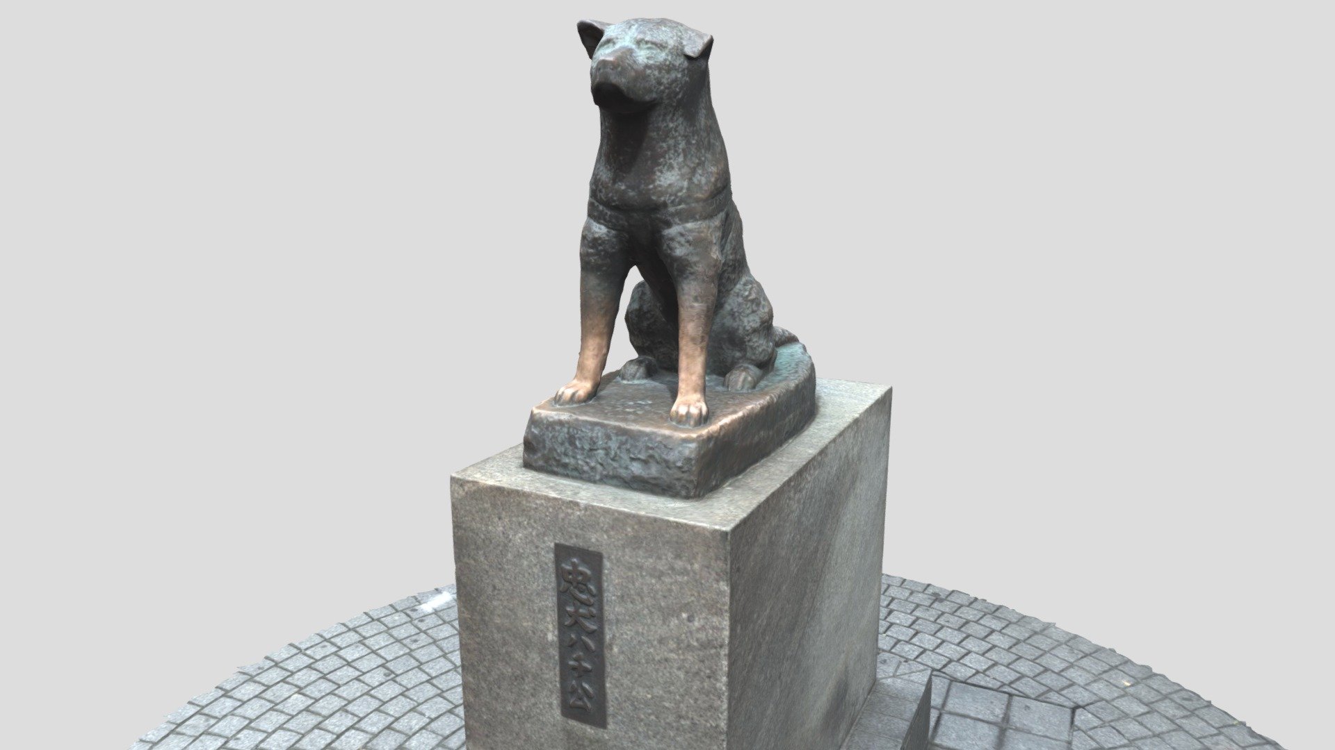 Hachiko Statue, Shibuya (Nov 4, 2024) - 3D model by Teppei