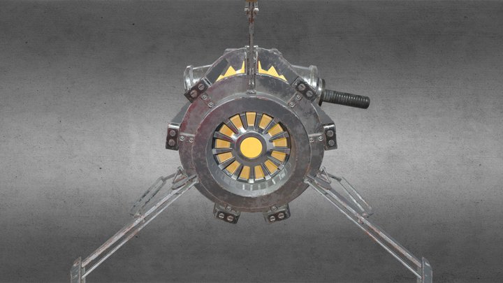 Gravity Gun 3D Model