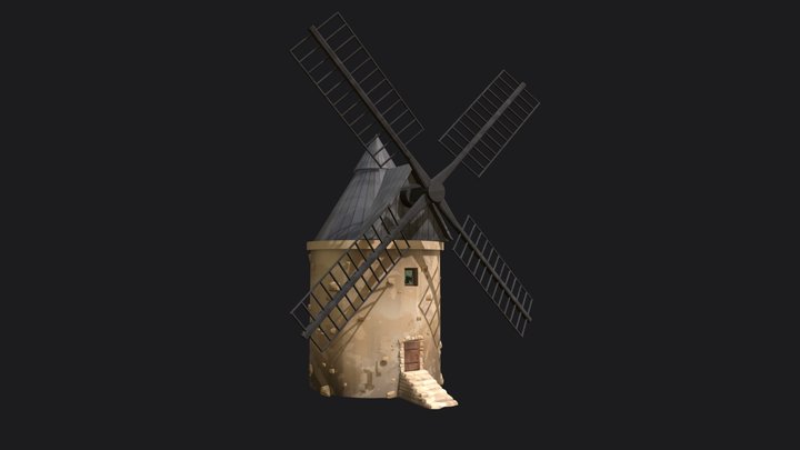 Windmill 3D Model