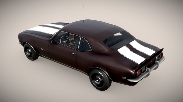 1968 Camaro Z28 3D Model