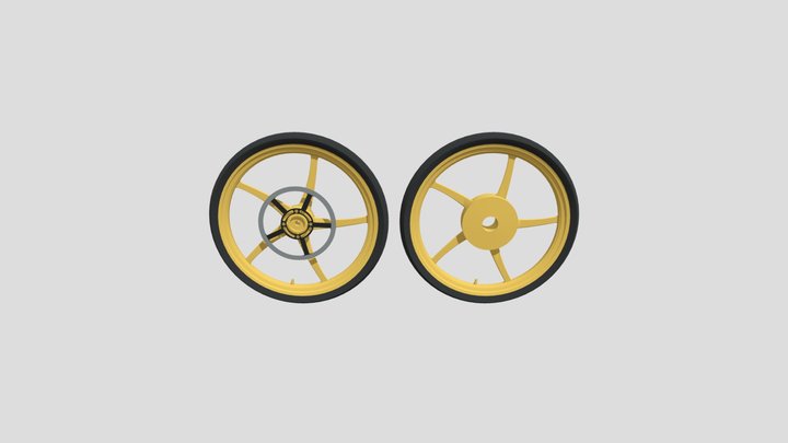 Velg RCB Sanca Ring 17 3D Model