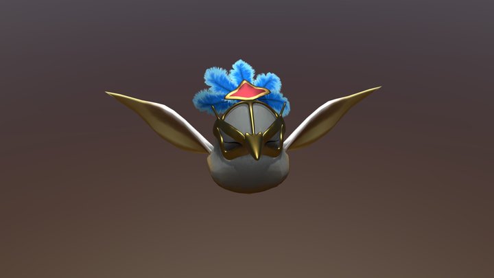 Miss nightingale with action 3D Model