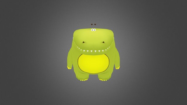 Crocodile 3D Model