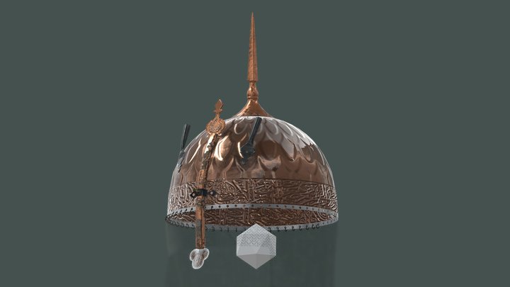 Arabian helmet : Helmet of conquest 3D Model