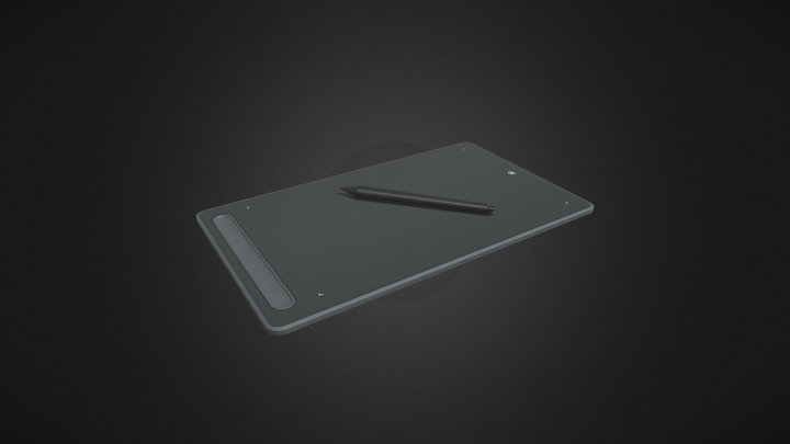 Pen Tablet 3D Model