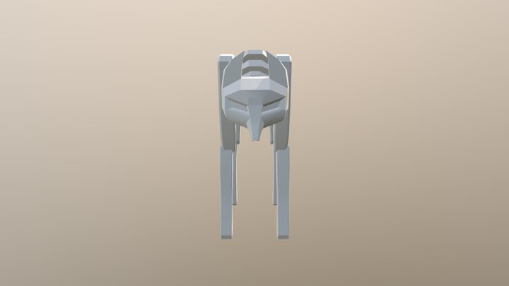 Maned Wolf Robot - WIP 3D Model
