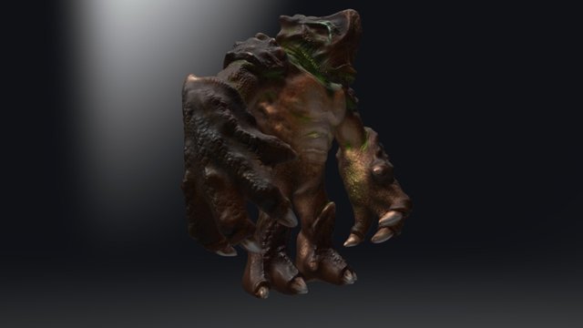 EX little monster 3D Model