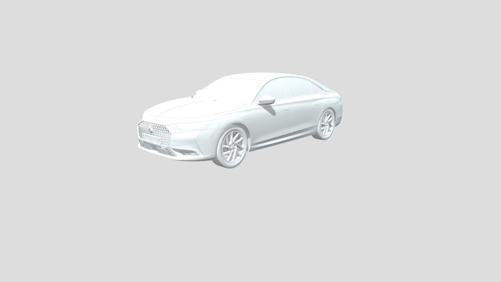 2021 DS 9 E-Tense 3D Model 3D Model