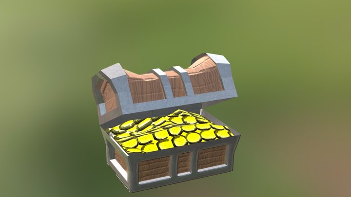 Cofre del tesoro 3D Model