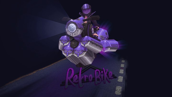 Retro Bike 3D Model