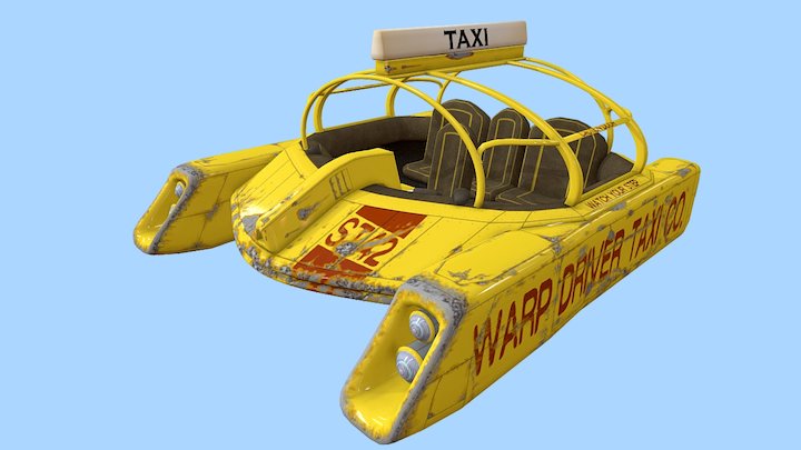Space Taxi 3D Model
