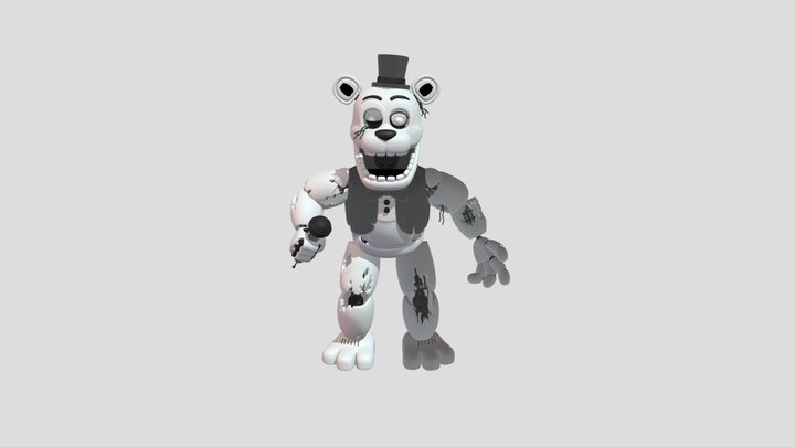 Withered Freddy 3D Model