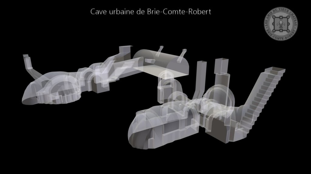Caves de Brie-Comte-Robert. Rue Gallieni — Sketchfab embed 3D viewer