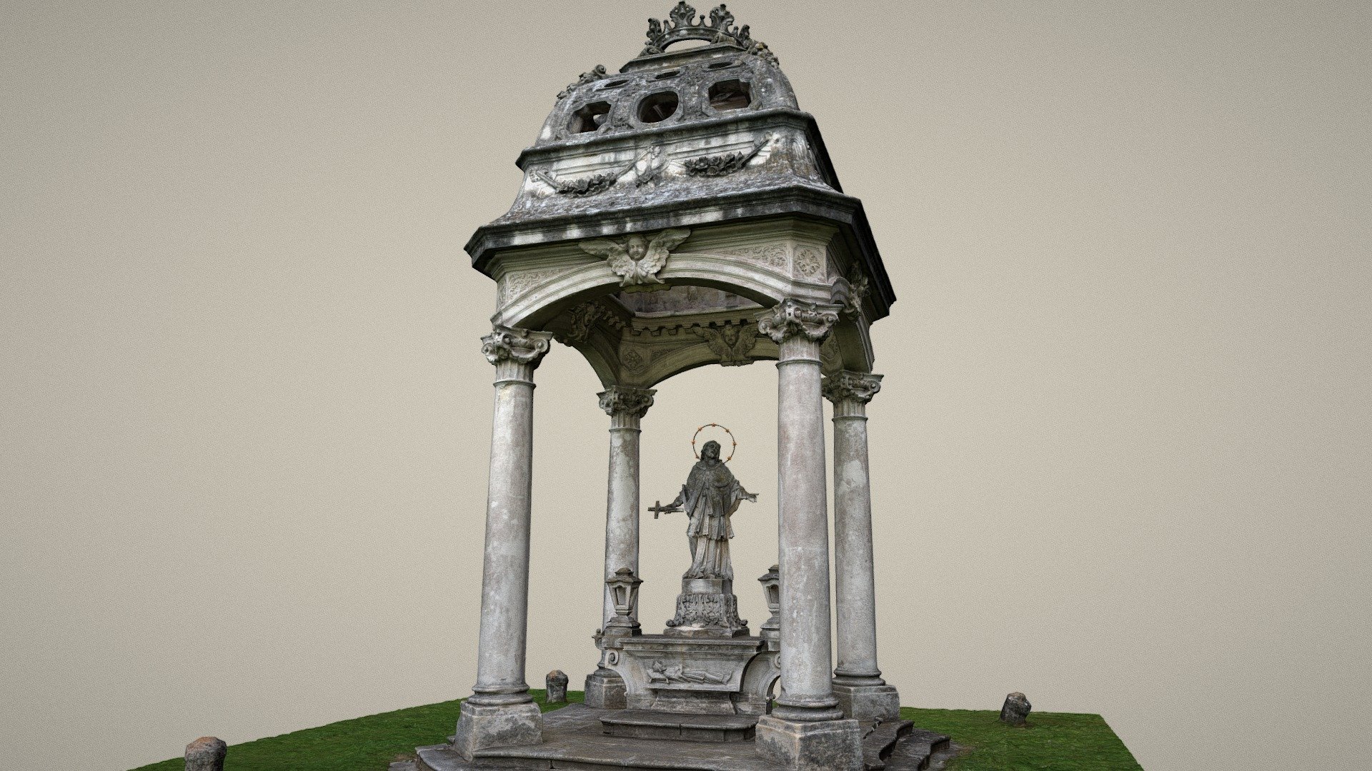 Johannes-Nepomuk-Kapelle — Sketchfab embed 3D viewer